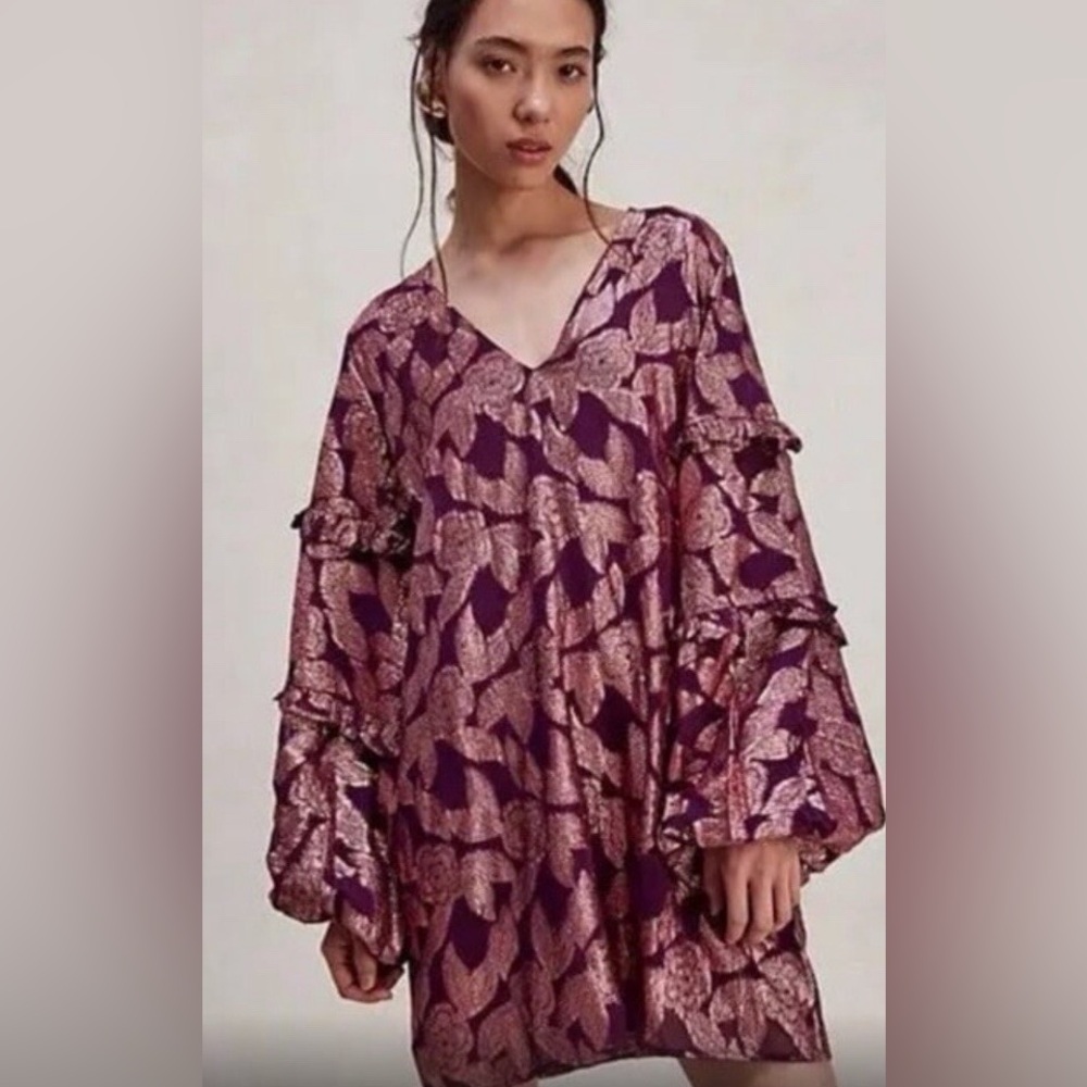 JEN’S PIRATE BOOTY x Free People Rising Star Mini Dress NEW Size M Winter Bloom